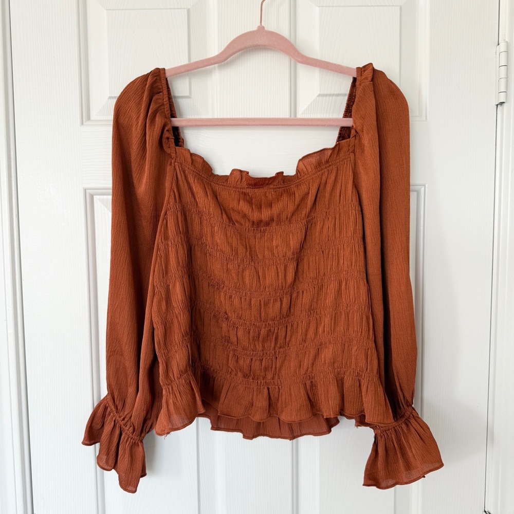 A New Day Terracotta Blouse